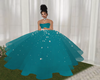 *TEAL* BALL GOWN
