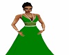 MP~GREEN EVENING GOWN