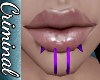 F| Purple Chin Spikes/Ri