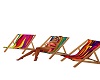 3 Beach Chairs