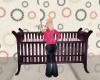 Purple Baby Crib