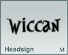 Headsign Wiccan