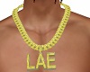 Custom LAE Gold Chain M