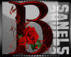 Rose Monogram  B