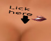 Lick tattoo