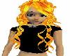animated fire hair