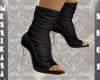 Toe Open Blk Boots
