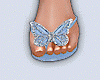 sexy light blue sandals