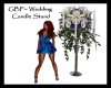 GBF~Wedding Blue Candle
