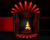 Red Elegance Fireplace
