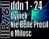 nie bede prosil o milosc