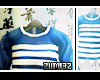 ZM| Blue Stripped Top