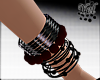 bracelet  glam black*YEL