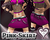 [wwg] metal skirt pink