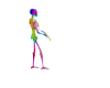 Pride Walking Skeleton