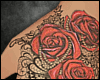 -A- Rose Hand Tattoo Blk