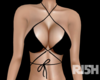 R | Black tied top