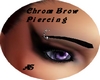 Chrome Brow Piercing