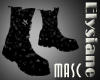 {E} Stars Black Boots M