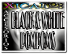 (XC) BLACK&WHITE POMPOMS