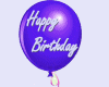 Birthday Violet Balloons