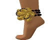 Gold Rose Feet Breacelet