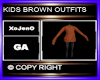 KIDS BROWN OUTFITS