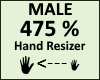Hand Scaler 475% Male