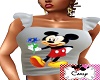 Mickey Mse Frill Top