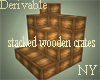 NY|Wooden Crates Stack
