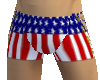 ~S~ US flag boy shorts