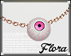 !F - Pink Eye Necklace