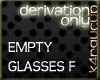 Empty Glasses #F