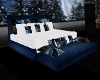Poseless Blue Bed