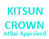 blue kitsune king crown 