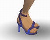sexy bleu spike heels
