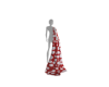 Red cape polka-dot