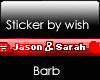 Vip Sticker Jason&Sarah