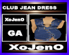 CLUB JEAN DRESS