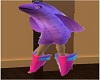 Purple Paper Fish