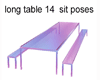 LONG GLASS TABLE