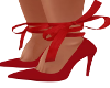 Apple Red Bow Heels