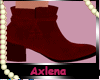 AXL Fall Booties.Chili