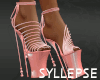 Pink Chinese heels