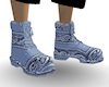 [M] Blue Bandana Boots