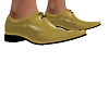 gold frmal shoes