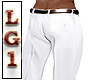 LG1 White Regular Slacks