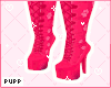 𝓟. Red Paw Boots