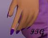 FTG Dainty Purple Nails