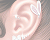 🐰White earrings